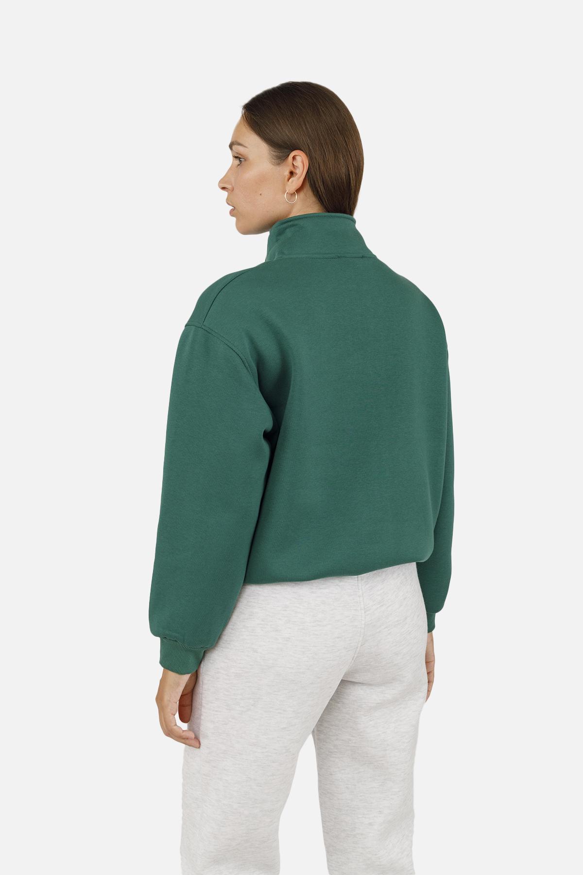 Світшот жіночий ЦБ-00260365 р. 46 Зелений (SKT001022266) - фото 4 Світшот жіночий ЦБ-00260365 р. 46 Зелений (SKT001022266) - фото 4