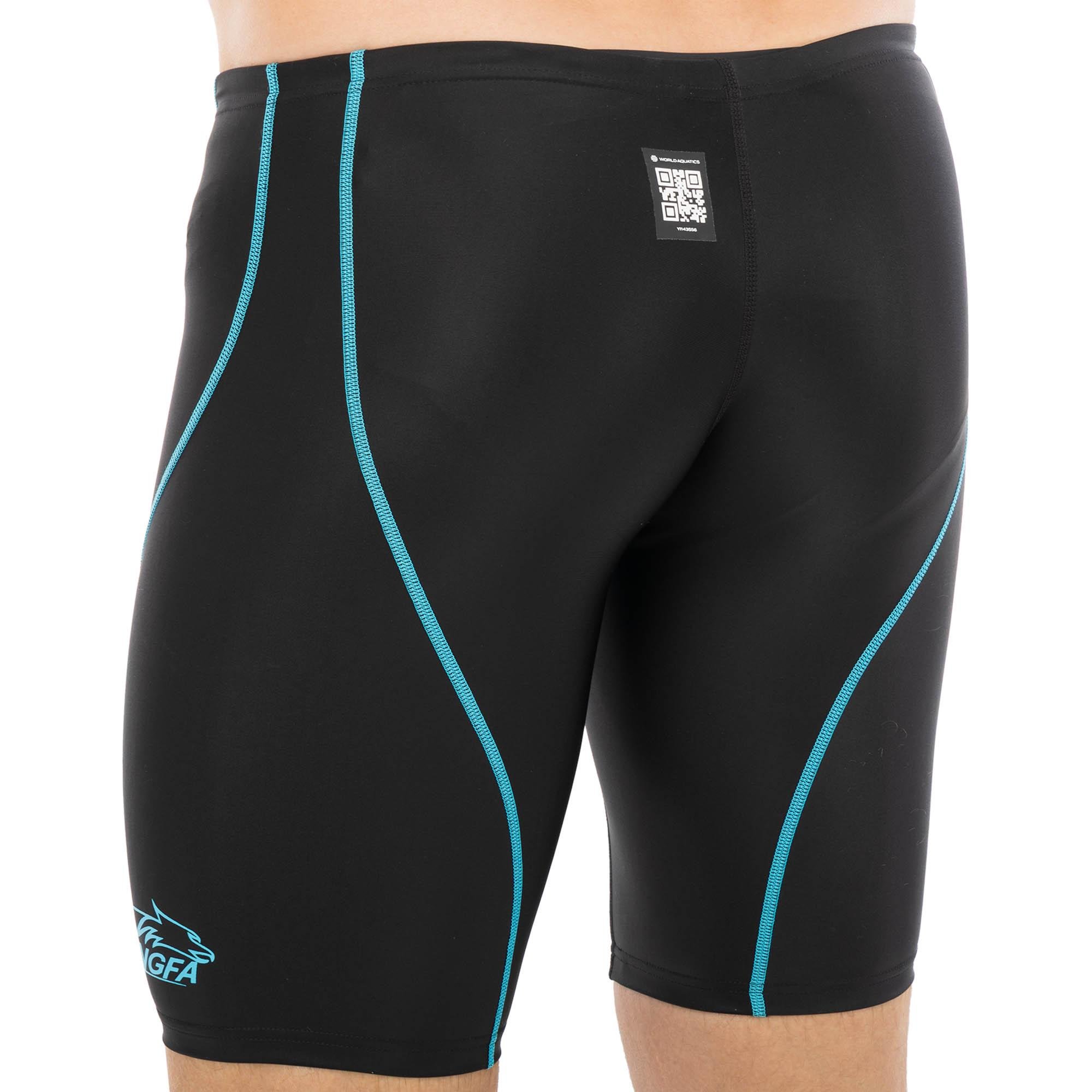 Плавки боксеры мужские для плавания YINGFA 9402-B M Черный/Синий (9402-B_Черный-синий_M_(155-16) - фото 5 Плавки боксеры мужские для плавания YINGFA 9402-B M Черный/Синий (9402-B_Черный-синий_M_(155-16) - фото 5