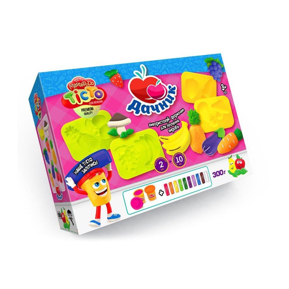 Креативна творчість тісто для ліплення Danko Toys Master Do Дачник TMD-18-01U з формочками (RLT33069)