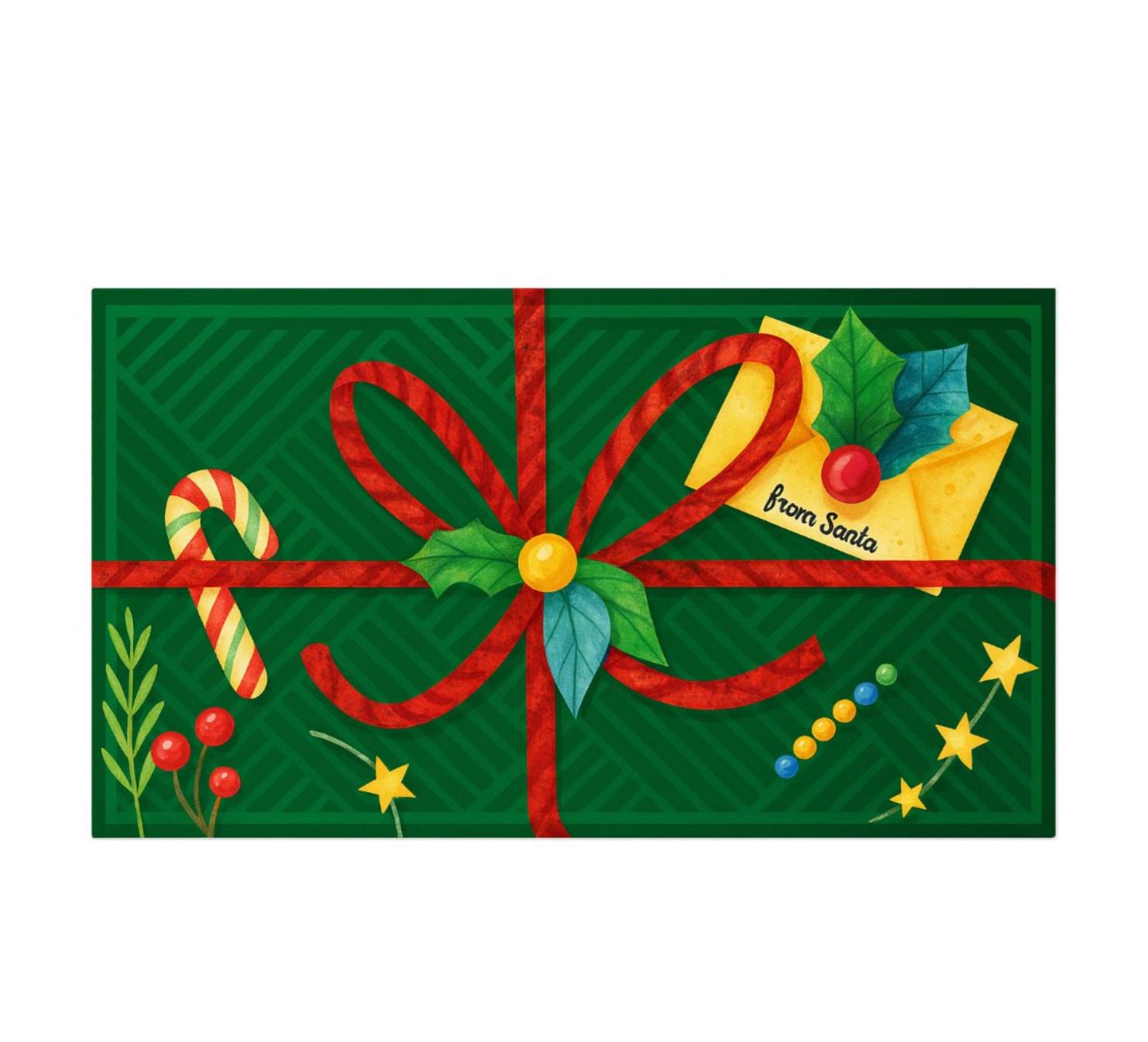 Коврик придверный from Santa 45x75 см Green (126700)