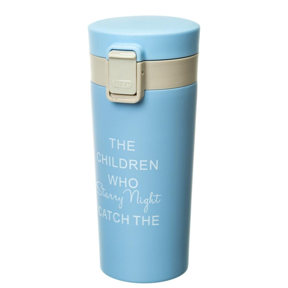 Термос Elisey Мокко 380 мл Голубой (8713-002)