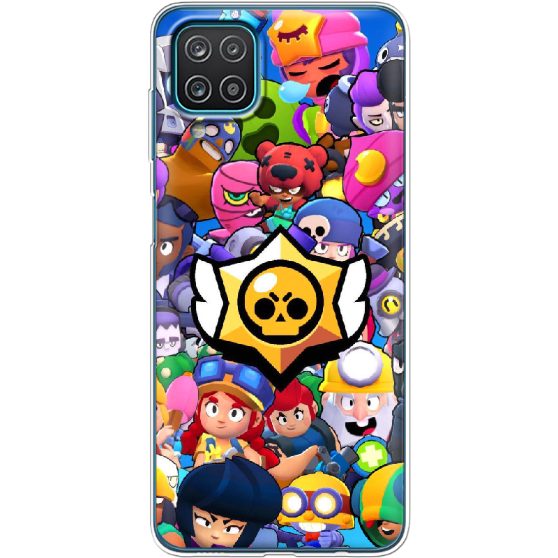 Чохол Boxface Samsung A125 Galaxy A12 Brawl Stars Прозорий силікон (41506-up2389-41506)