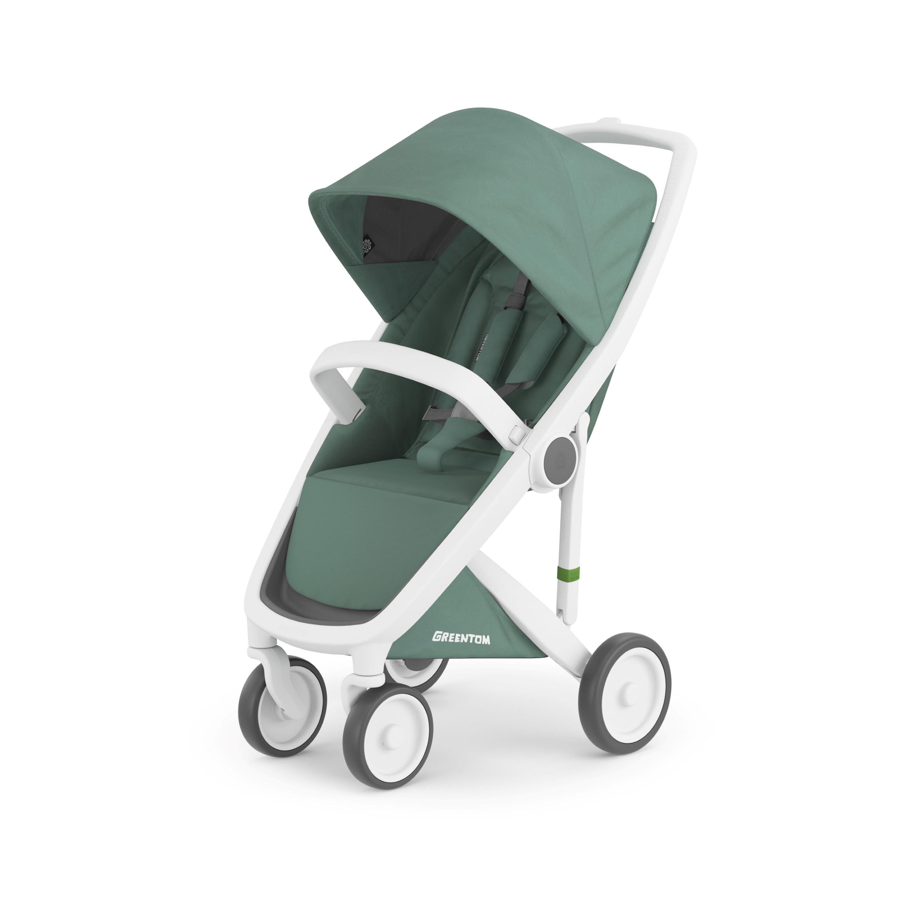 Коляска прогулочная Greentom Classic от 6 месяцев Sage/White (8719323770836)