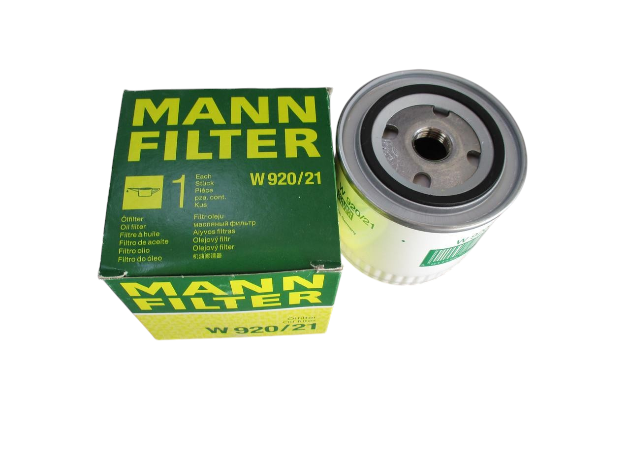 Фильтр масляный MANN W920/21 ВАЗ 2101-2107 (3085936000) Фильтр масляный MANN W920/21 ВАЗ 2101-2107 (3085936000)