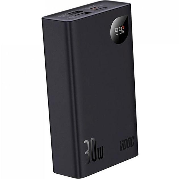 Повербанк BASEUS Adaman 2 Metal Digital Display 30W 20000 mAh Black (Adaman) - фото 7