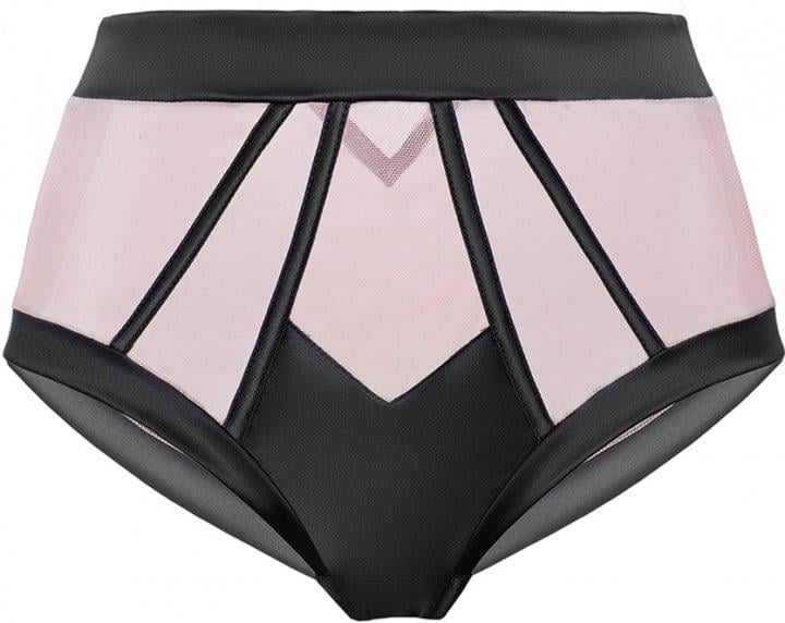 Трусы с высокой посадкой Gracija Rim S Черный/Флорентийская роза (31410)