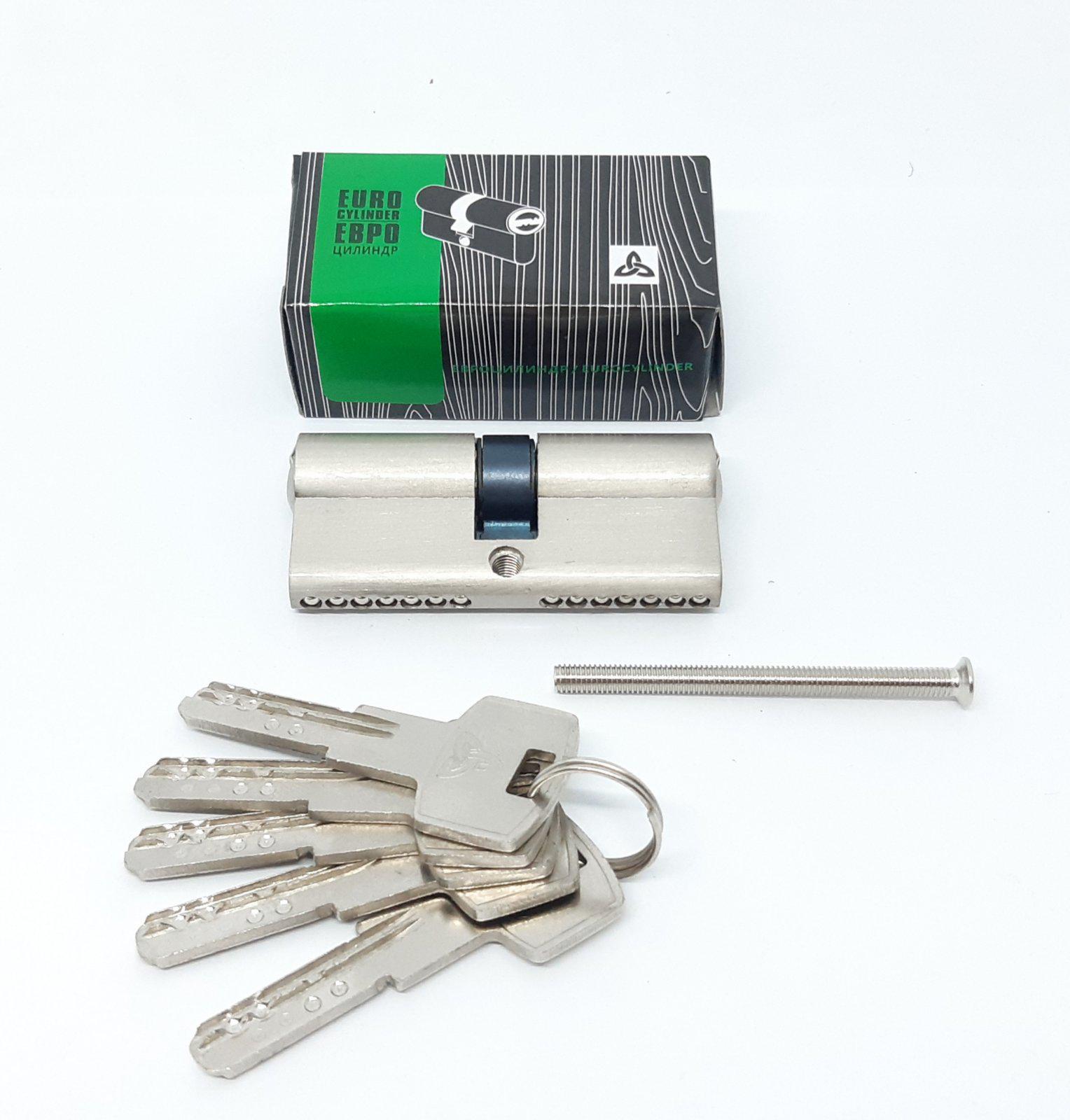 Сердцевина Kedr Zink M60 ZN 30х30 ключ/ключ Никель E60SN (8545911) - фото 2 Сердцевина Kedr Zink M60 ZN 30х30 ключ/ключ Никель E60SN (8545911) - фото 2