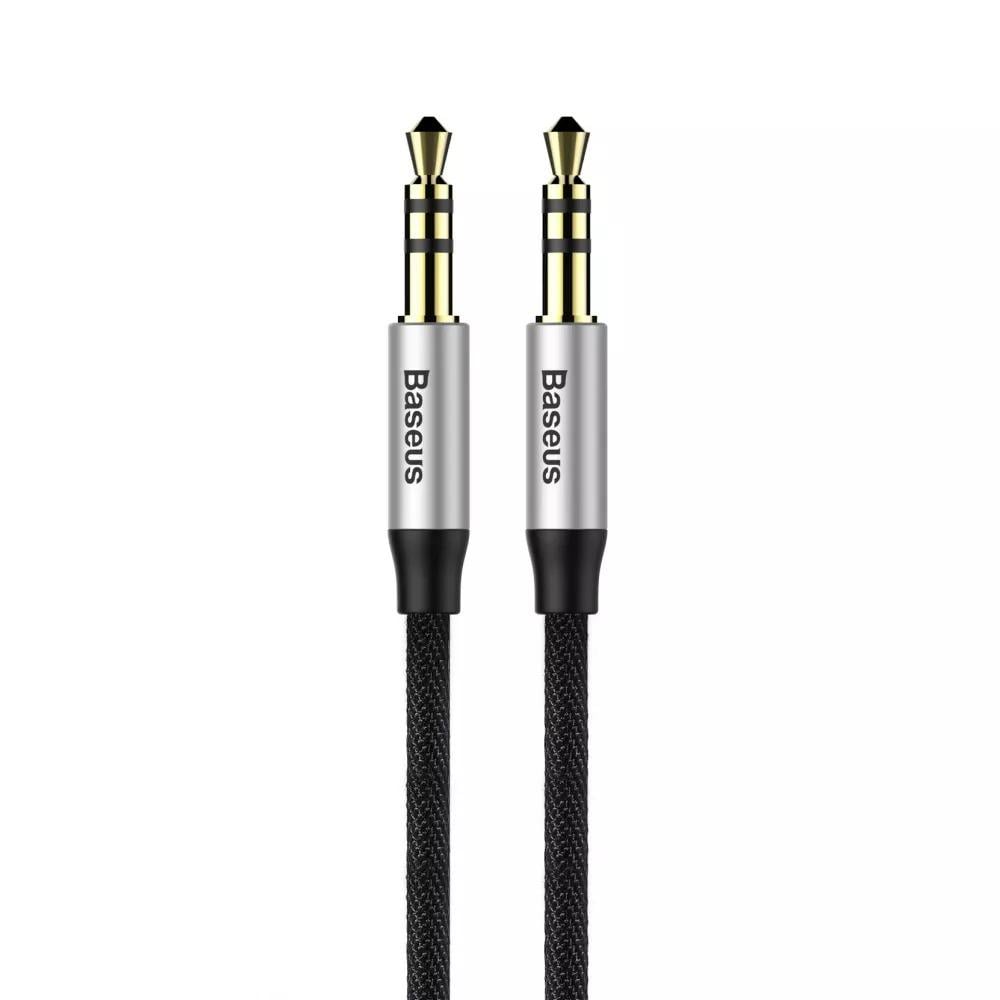 Аудіо кабель Baseus AUX Yiven M30 CAM30-AS1 50 см Black/Silver