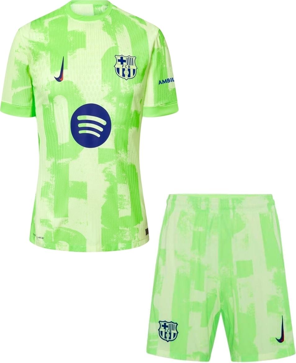 Футбольная форма Барселона 2024-2025 резервная F0144 L Салатовый (47919-51)