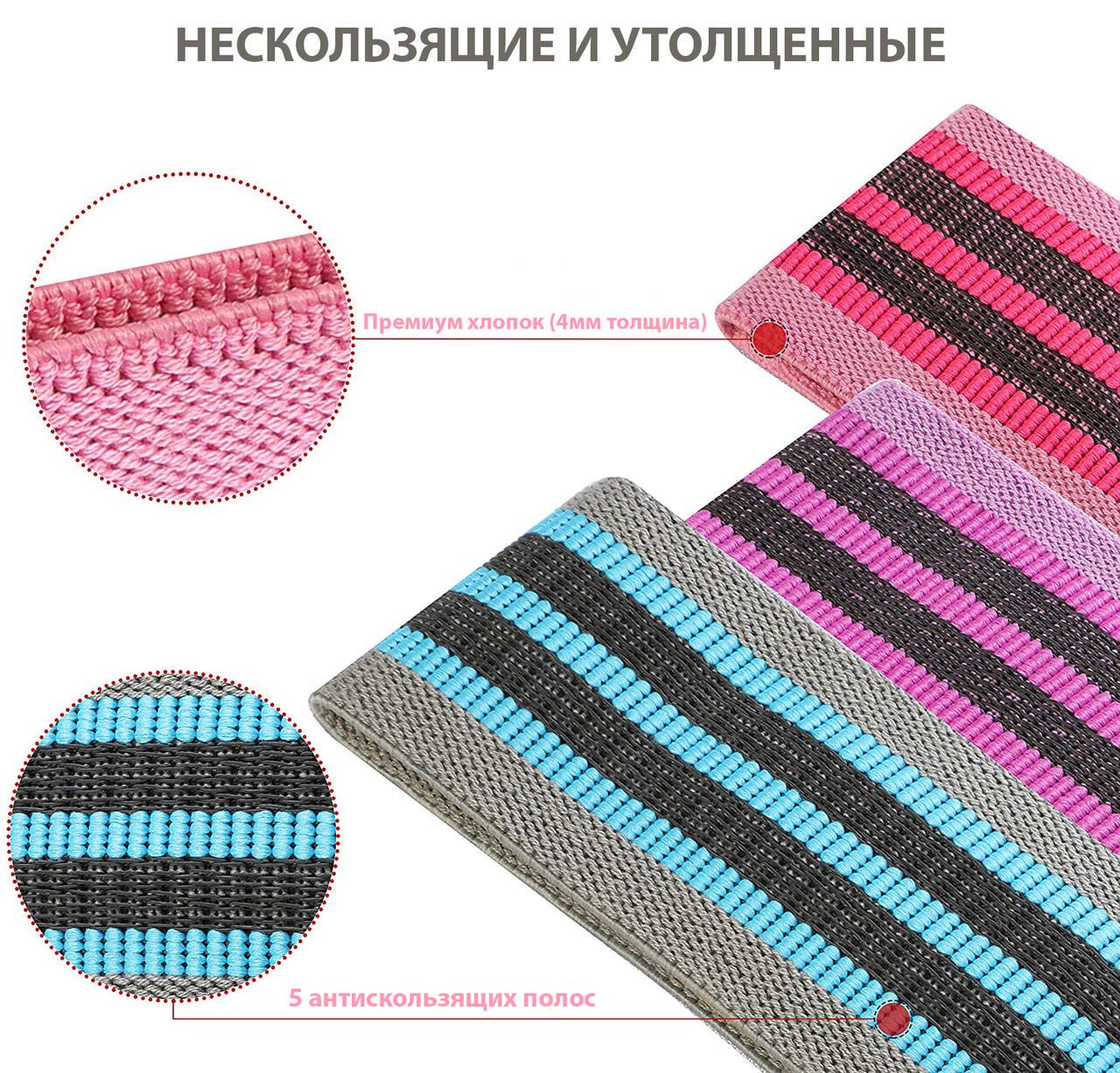 Набір резинок для фітнесу WCG 3 шт. (WCG-3-1) - фото 5 Набір резинок для фітнесу WCG 3 шт. (WCG-3-1) - фото 5