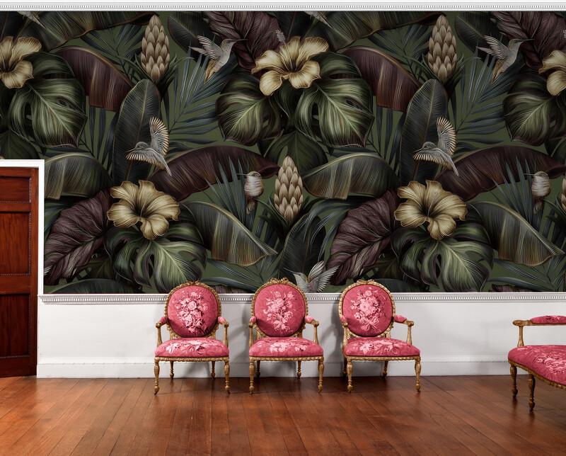 Фотообои бесшовные Мечта в цветах (S2126)