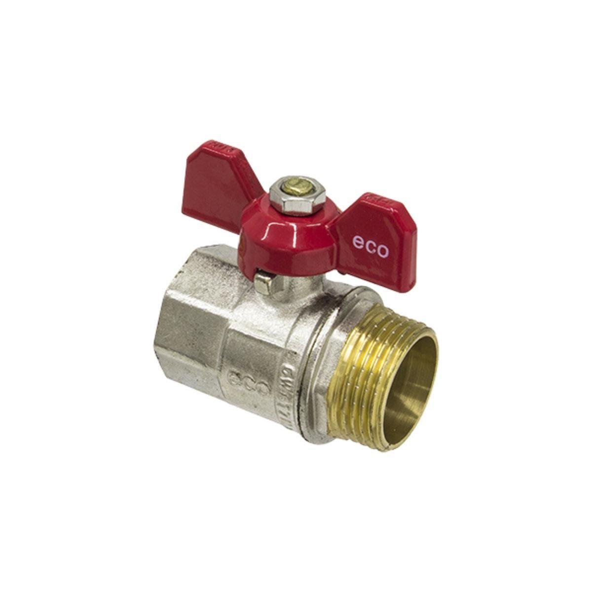 Кран шаровой Эко PN20 EKB-31 НВ 1" бабочка (SW-47652)