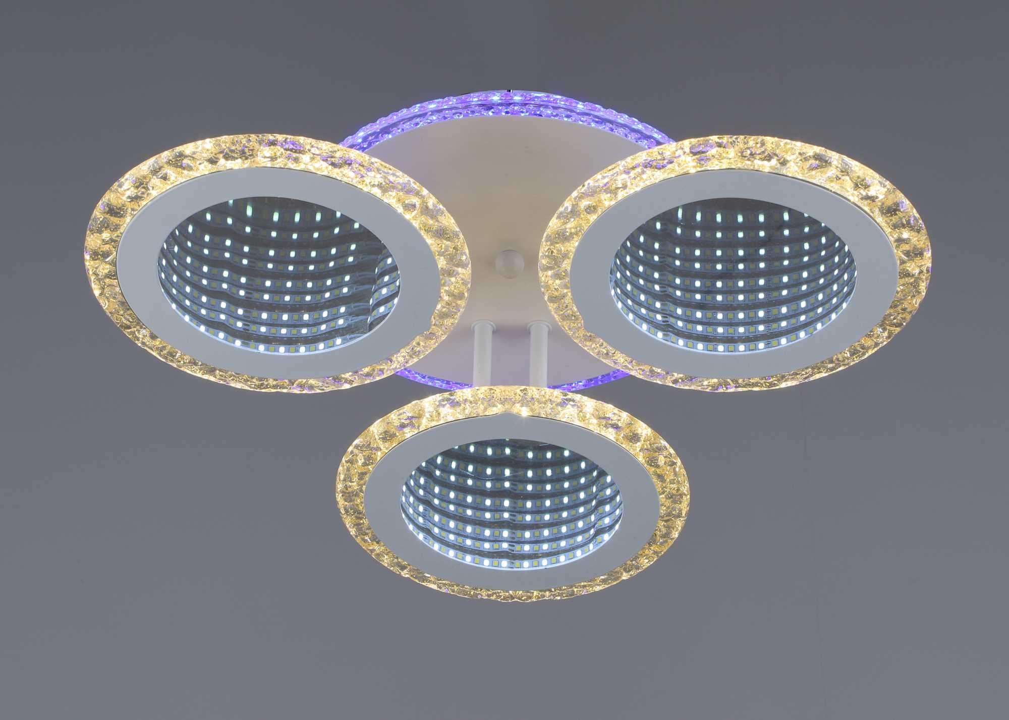 Люстра светодиодная акриловая Sirius B YH599/3 (000035980)