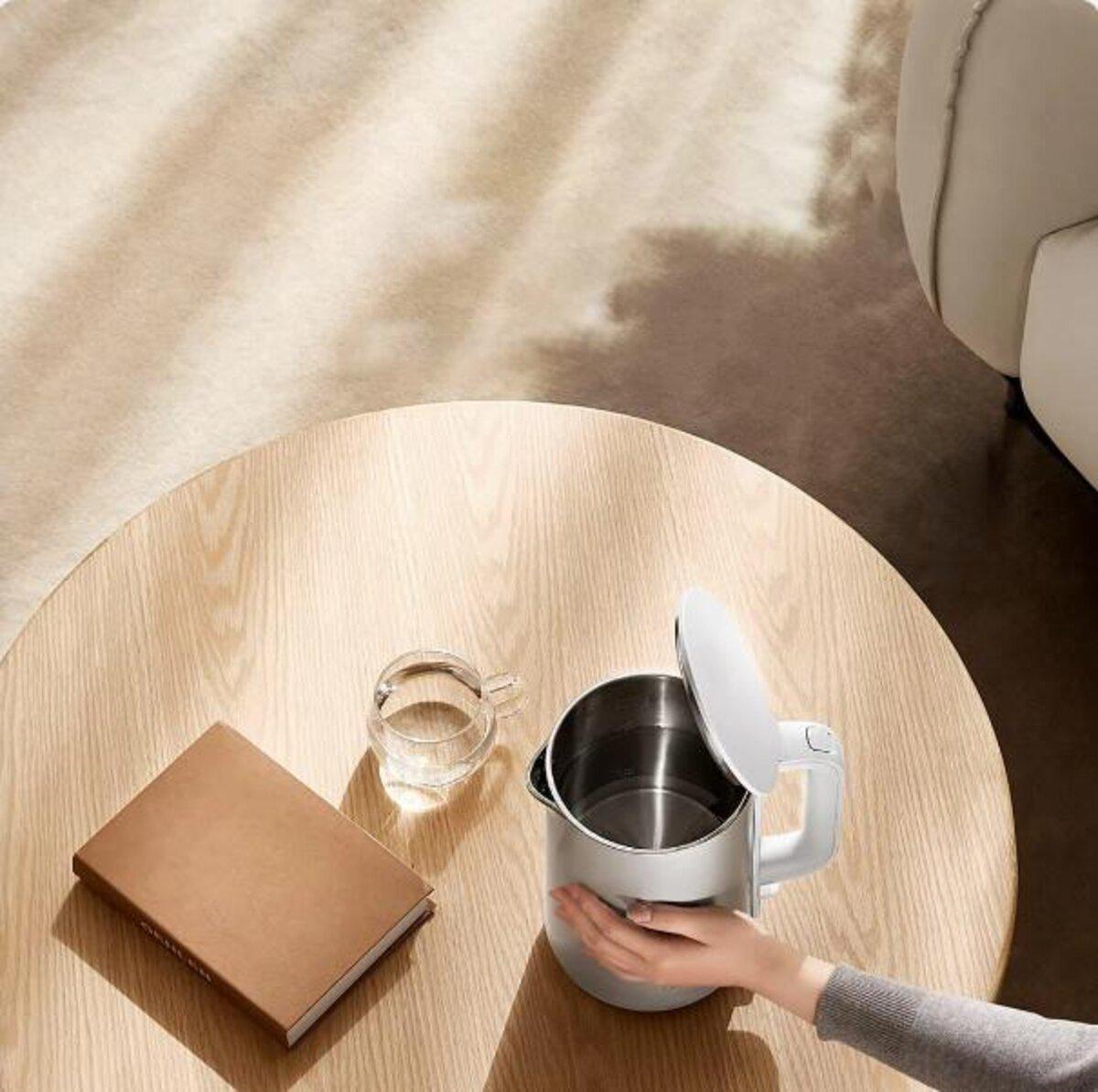 Электрочайник Mijia Smart Electric Kettle S1 с переходником на EU розетку 1,7 л 1800W Silver (BHR8171CH) - фото 6