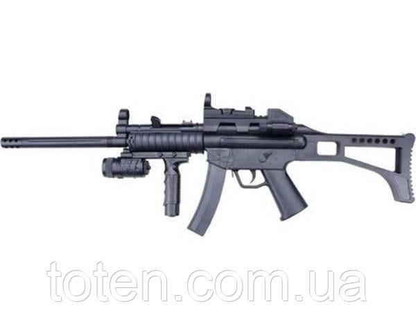 Автомат пневматический лазерный прицел фонарик пластиковые пули 6 мм Автомат пневматический лазерный прицел фонарик пластиковые пули 6 мм