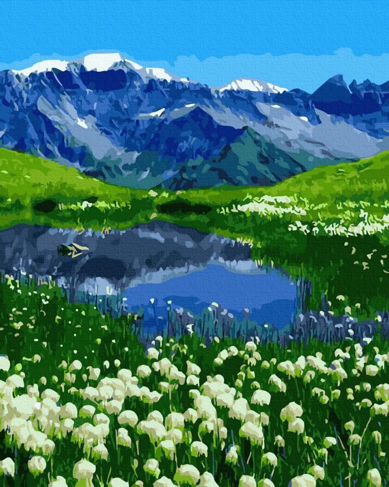 Картина по номерам Rainbow Art Альпийский пейзаж (GX39458-RA)