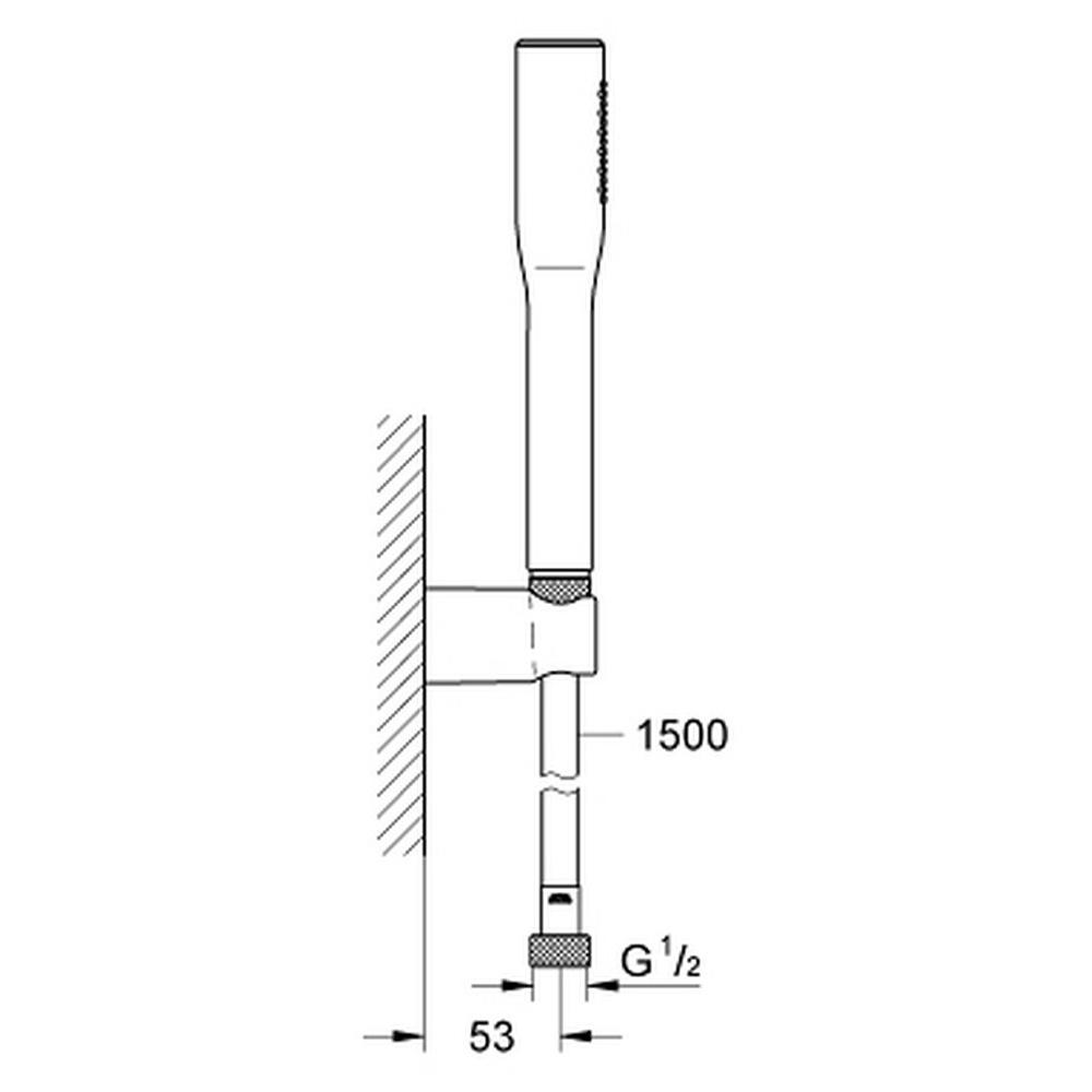 Душовий комплект Grohe Euphoria Cosmopolitan Stick 27369000 Хром (111057) - фото 2