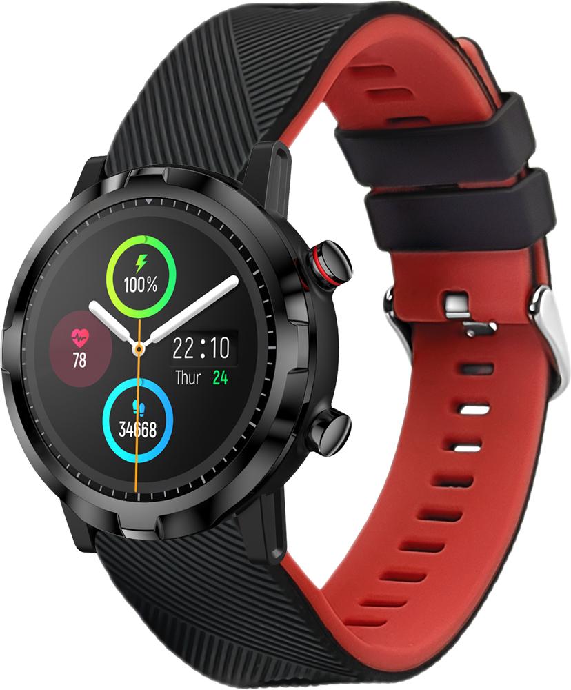 Ремешок Luminic для Haylou Smart Watch RT LS05S Black/Red (26675-44)