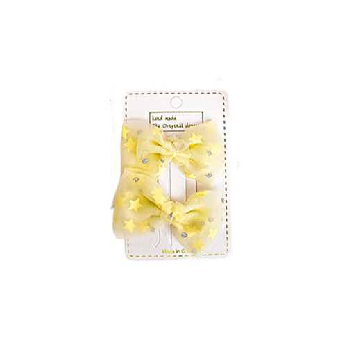 Набор шпилек для волос Stenson WW02449 2 шт. Yellow (34063600)