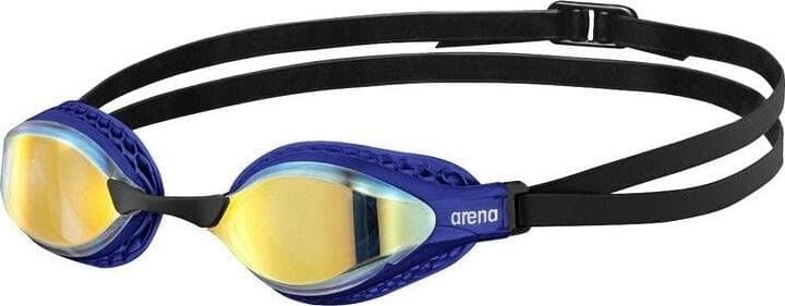Очки для плавания Arena AIR-SPEED MIRROR Сине-желто-черный (003151-203)