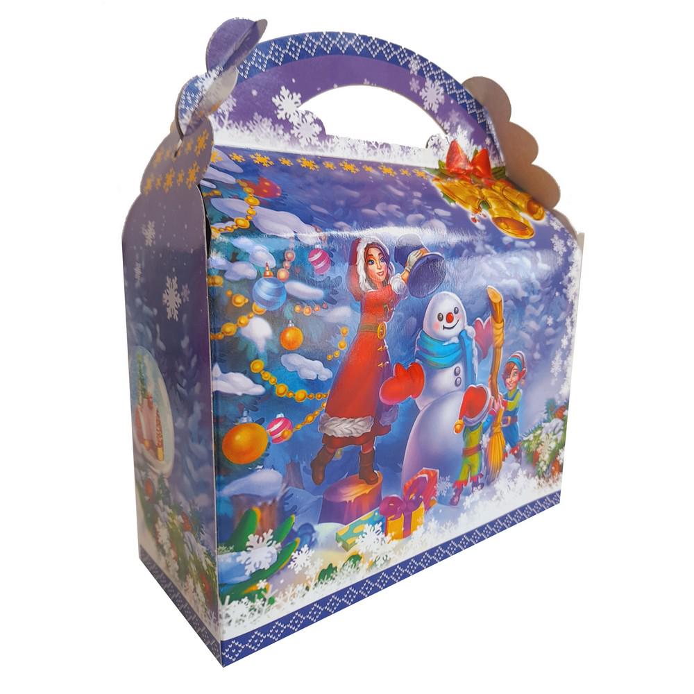 Новогодняя коробка Лиловый лес 800 г 40 шт. (6820)