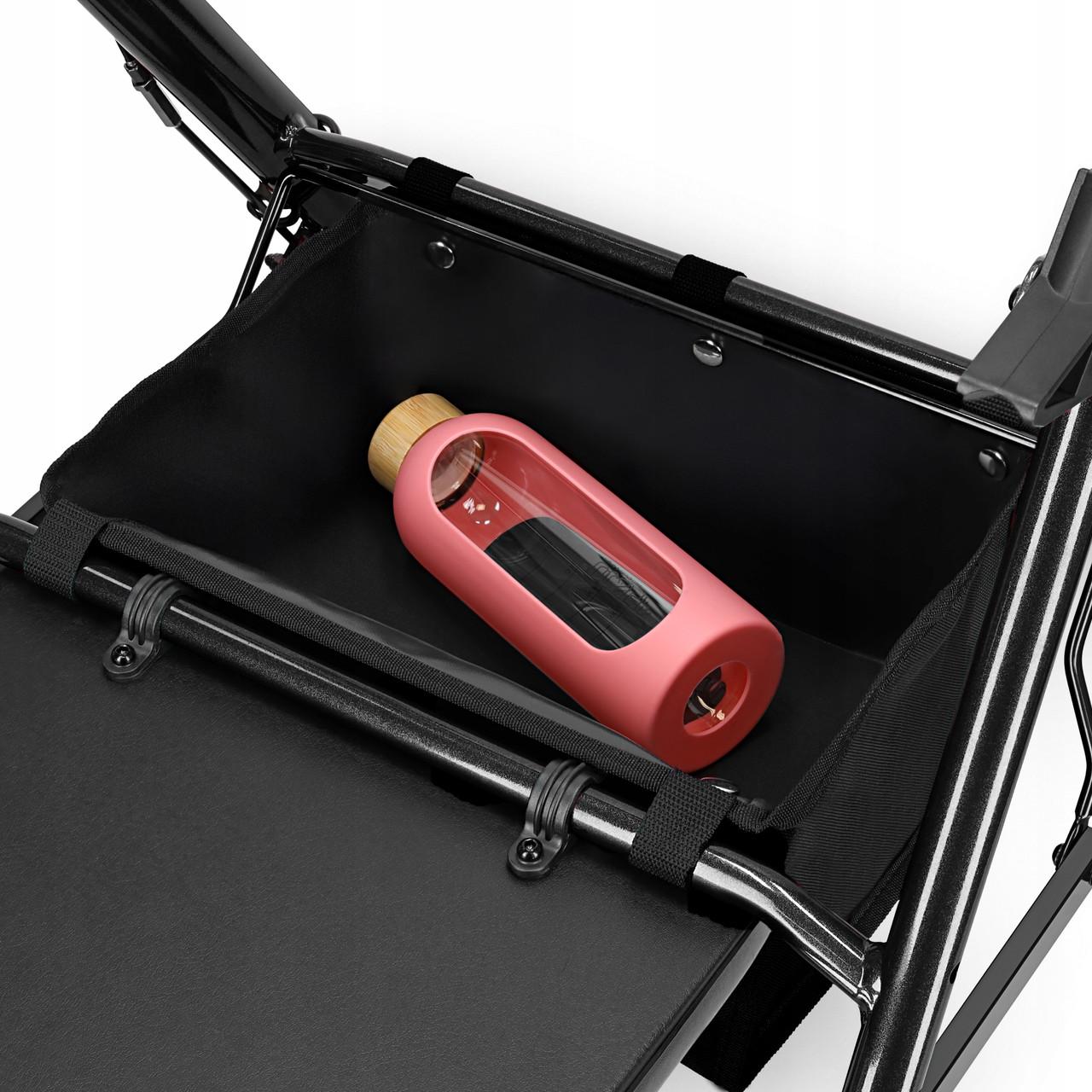 Роллер для ходьбы 4FIZJO складной с сумкой Black (P-5905973406475) - фото 8