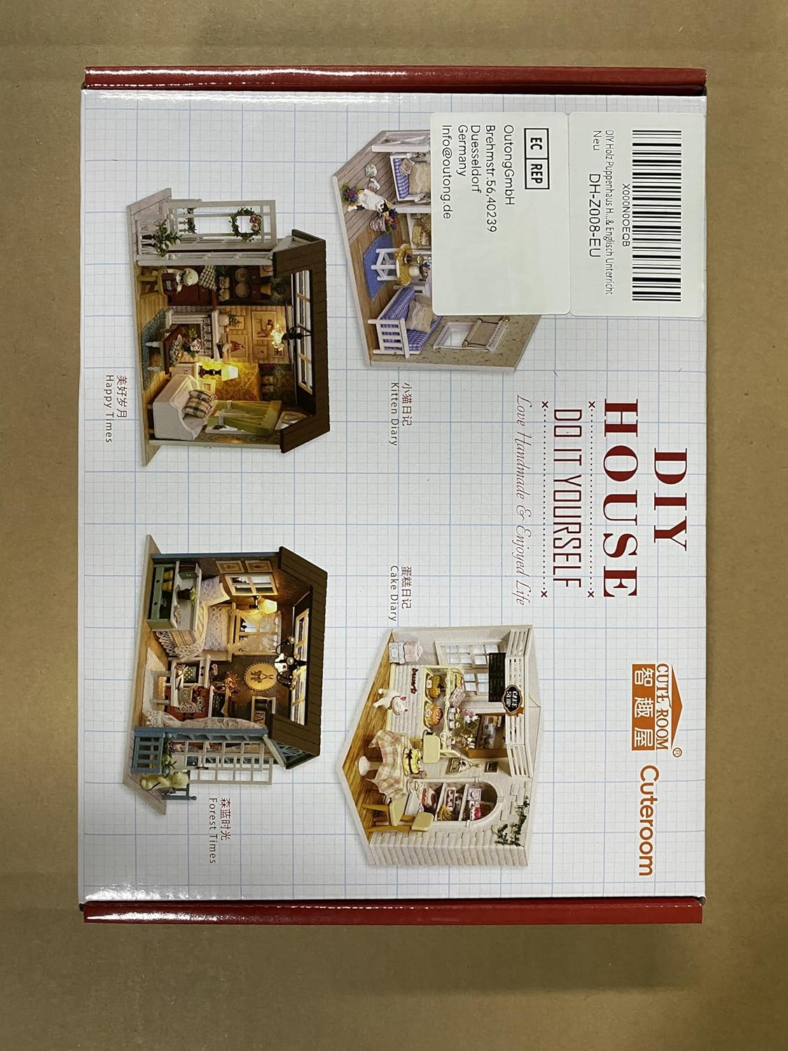 Конструктор дитячий DIY Cute Room 8008-D Вітальня з верандою та каміном (784780598) - фото 10 Конструктор дитячий DIY Cute Room 8008-D Вітальня з верандою та каміном (784780598) - фото 10