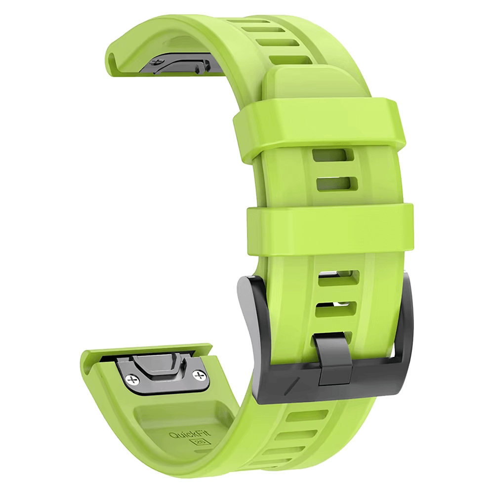 Ремешок силиконовый для часов Garmin Fenix/forerunner QuickFit 22 мм Green