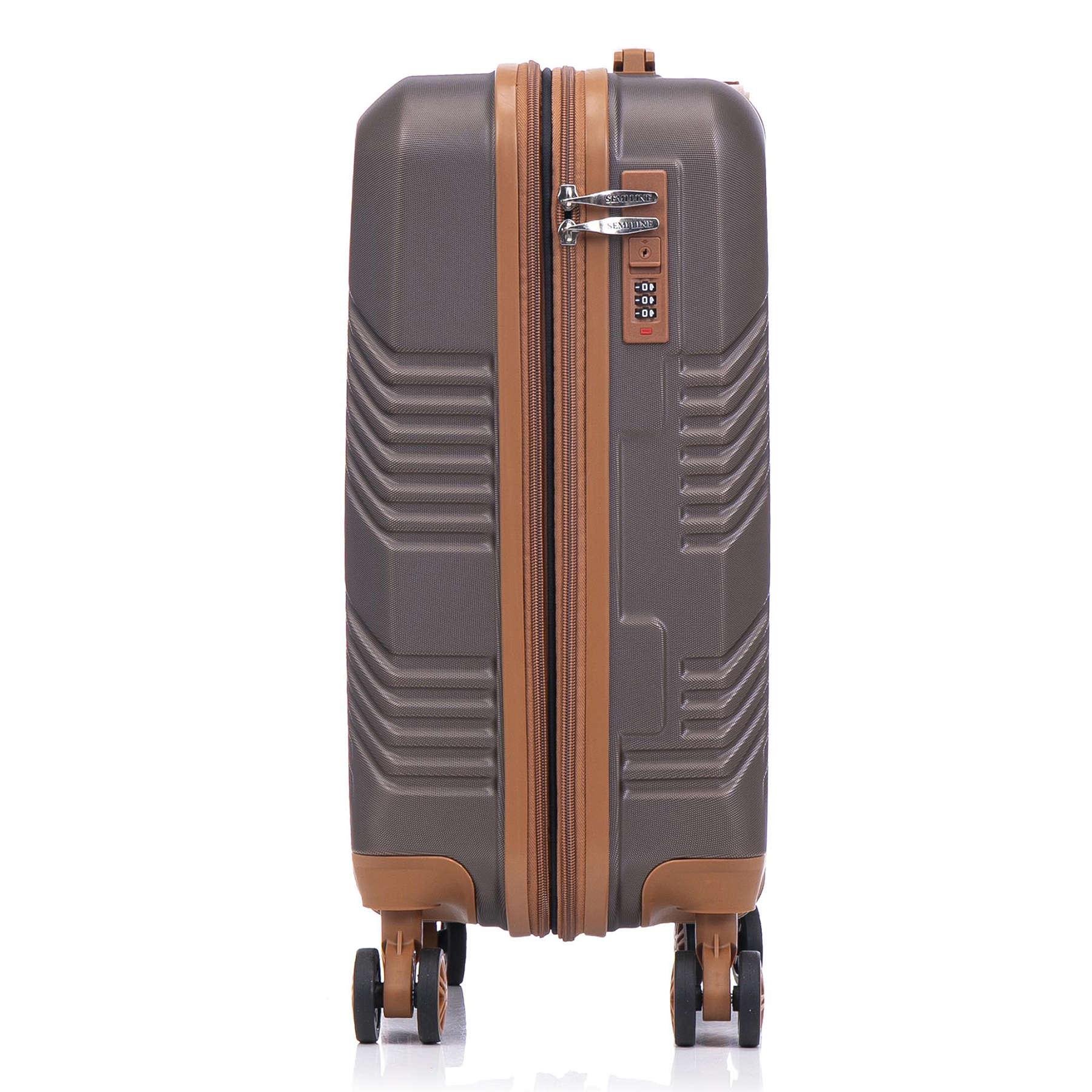 Чемодан SEMI LINE 20" Brown (T5850-1) - фото 5 Чемодан SEMI LINE 20" Brown (T5850-1) - фото 5