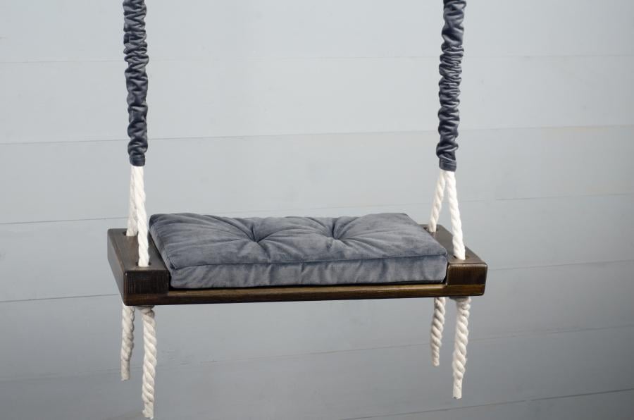 Качели детские внутренние Christyle подушкой 50х20 см Коричневый (15854)