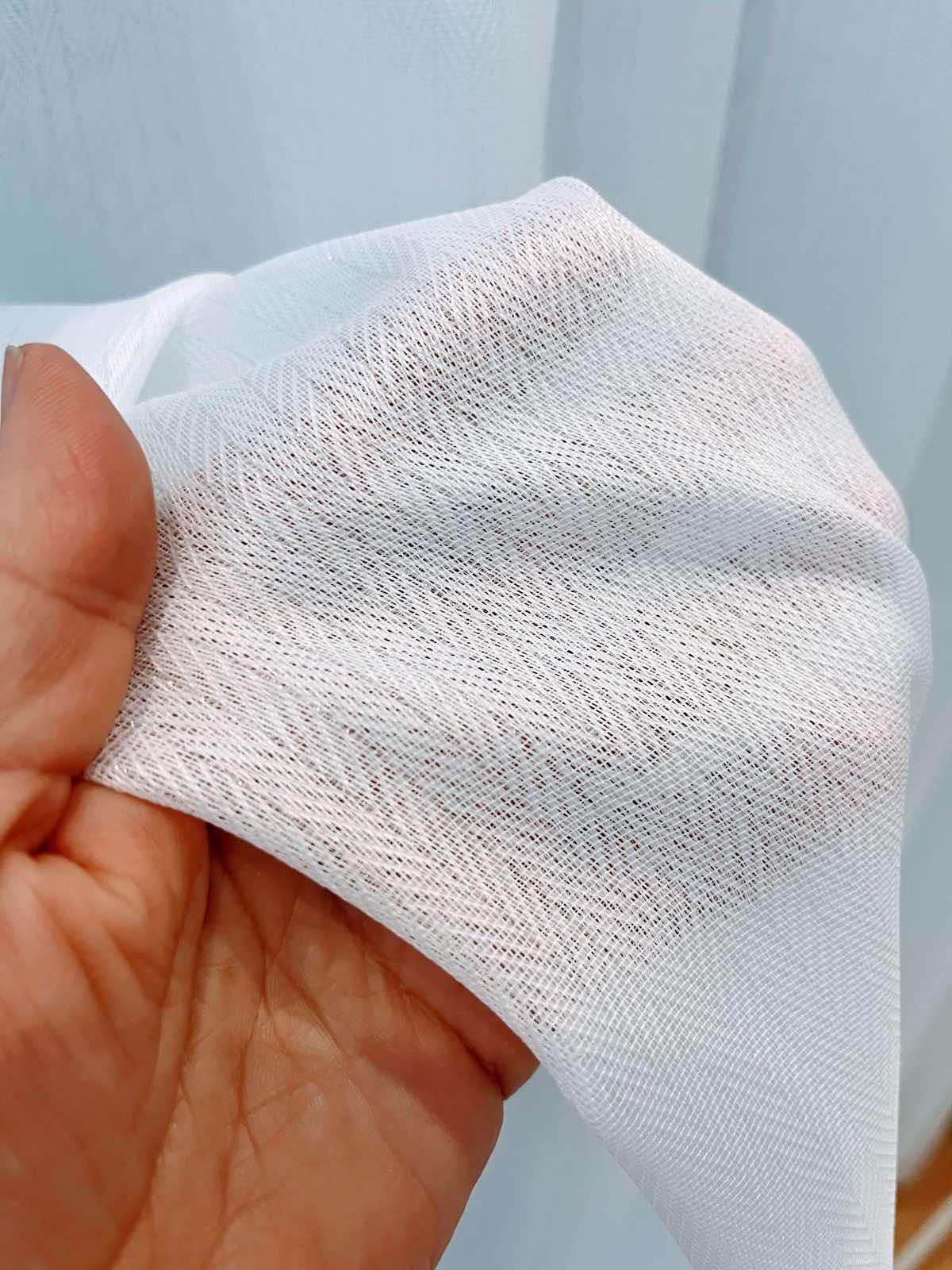 Тюль бамбук однотонный 3х2,6 м 1 шт. Белый (2880) - фото 6 Тюль бамбук однотонный 3х2,6 м 1 шт. Белый (2880) - фото 6