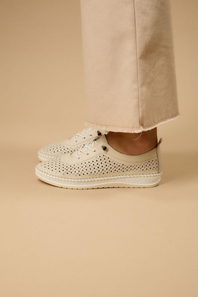 Мокасины женские LONZA 184860 р. 36 Бежевый (16715_36) - фото 5 Мокасины женские LONZA 184860 р. 36 Бежевый (16715_36) - фото 5