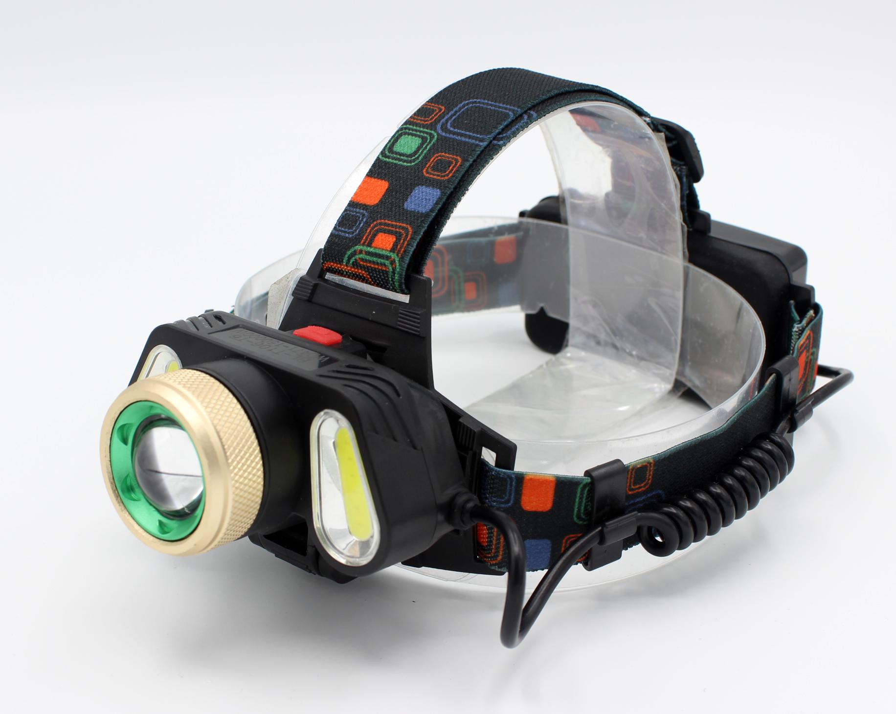 Налобный аккумуляторный фонарь X-balog WD471 (t213)