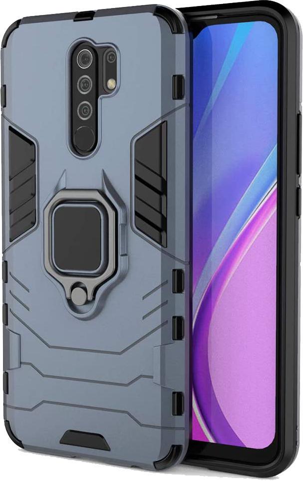 Противоударный чехол Xiaomi Redmi 9 (подставка кольцо) Graphite (16799-40)