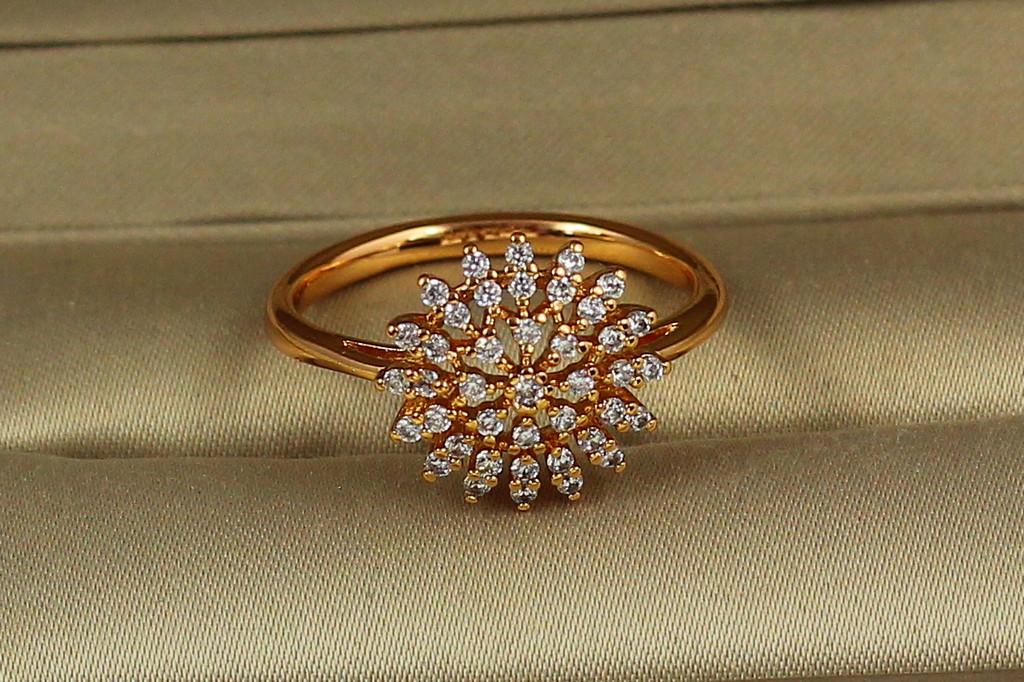 Каблучка Xuping Jewelry Сонячне світло р. 16 Золотистий (2241355933)