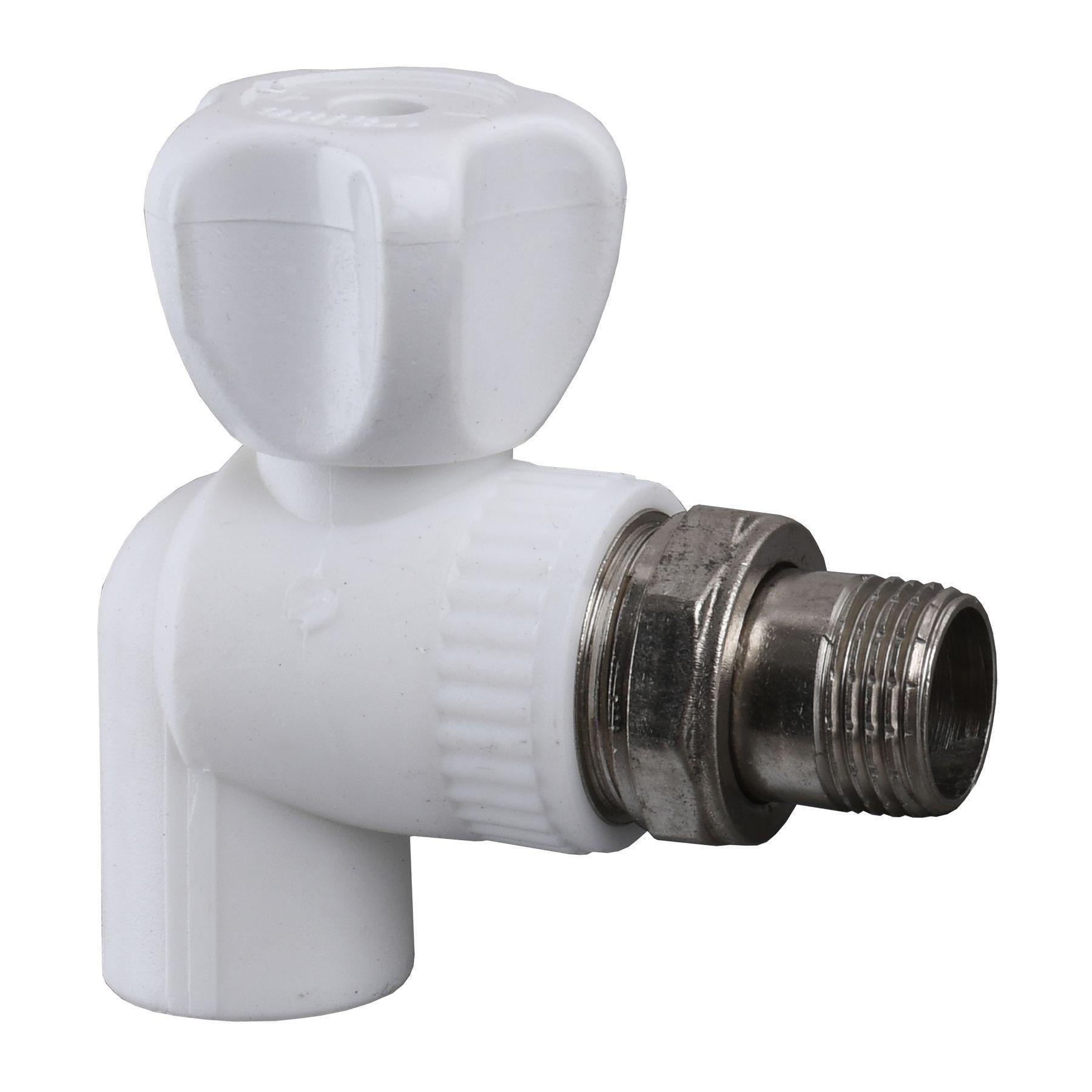 Кран радиаторный угловой KALDE PPR 22014 Ф 25x3/4" Белый (000017876) Кран радиаторный угловой KALDE PPR 22014 Ф 25x3/4" Белый (000017876)