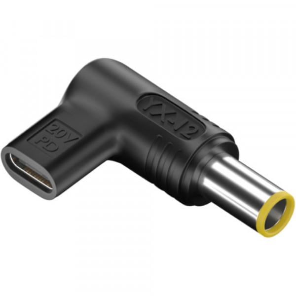 Перехідник для ноутбуків IBM 20 В Type-C to DC 7,9x5,5 мм (599695) Перехідник для ноутбуків IBM 20 В Type-C to DC 7,9x5,5 мм (599695)