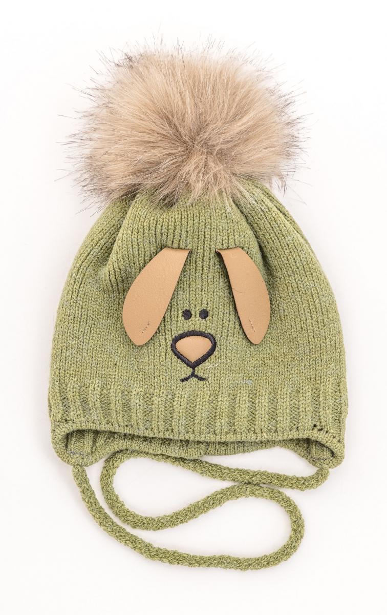 Шапка детская зимняя Alex Бруно 38-42 см Оливковый Шапка детская зимняя Alex Бруно 38-42 см Оливковый