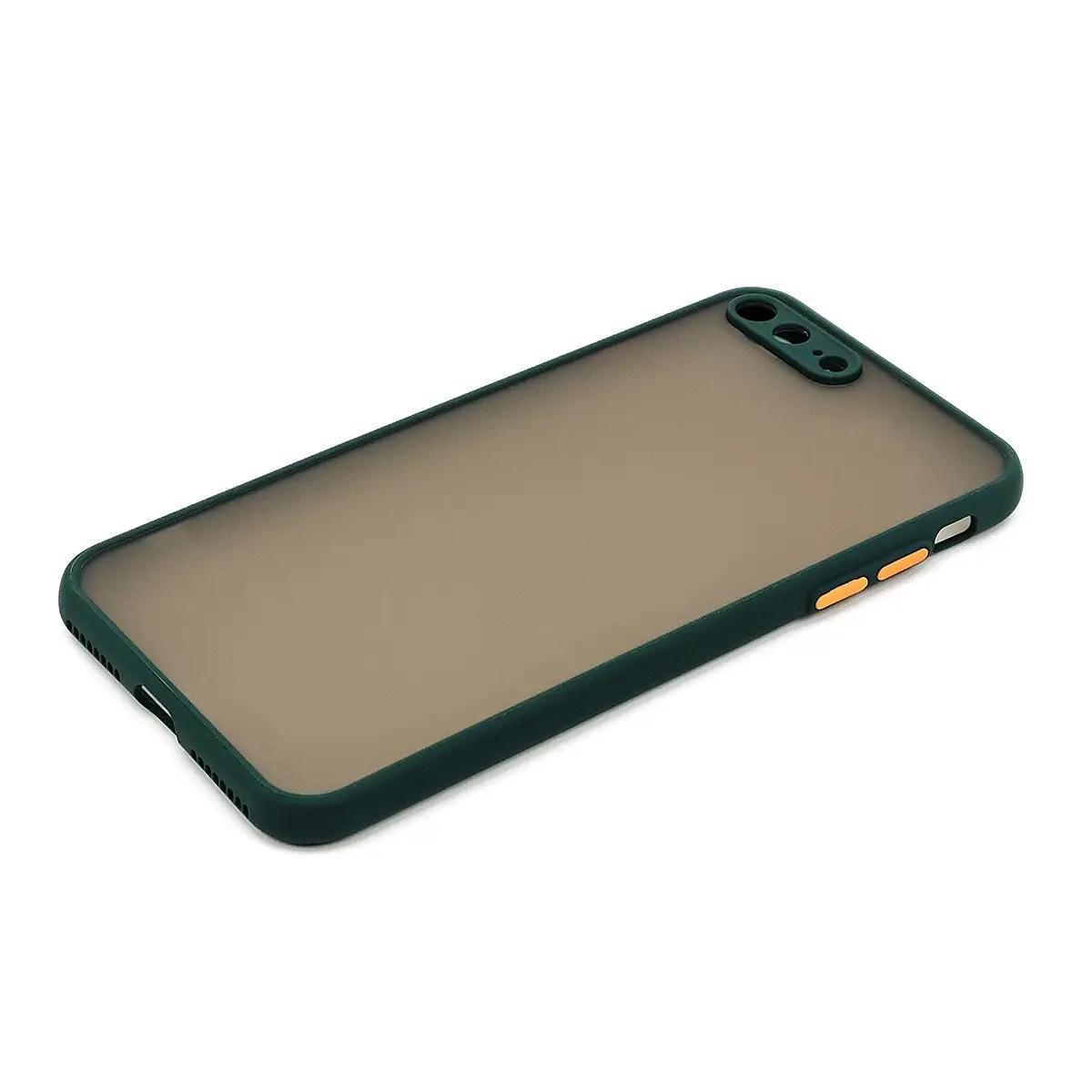 Силиконовый Чехол Накладка Avenger Totu Series Separate Camera Для iPhone 7Plus/8Plus Dark Green