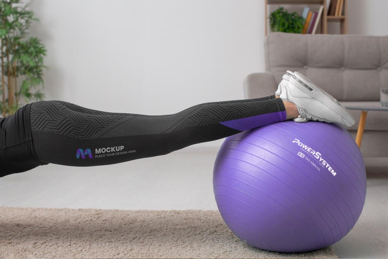 Мяч для фитнеса Power System PS-4011 PRO Gymball Ø 55 см Purple (15313052) - фото 2