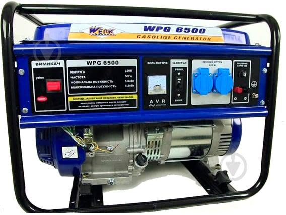 Генератор бензиновый Werk WPG6500 5-5,5 кВт 220 В