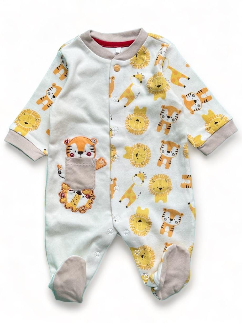 Человечек детский Chicco на кнопки 0-3 мес. 50 см Белый (2087346875)