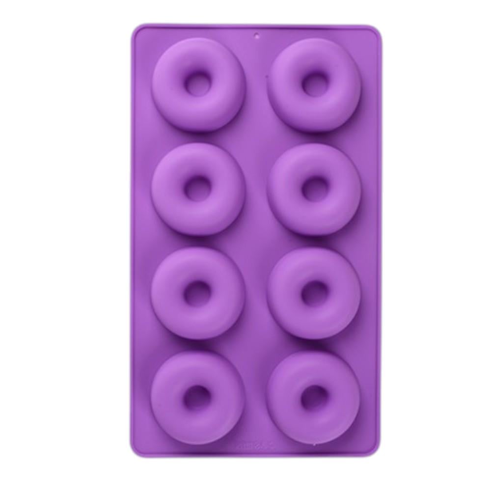 Форма для пончиков Donuts R34950 на 8 ячеек 28,5х16,5 см Фиолетовый (652164)