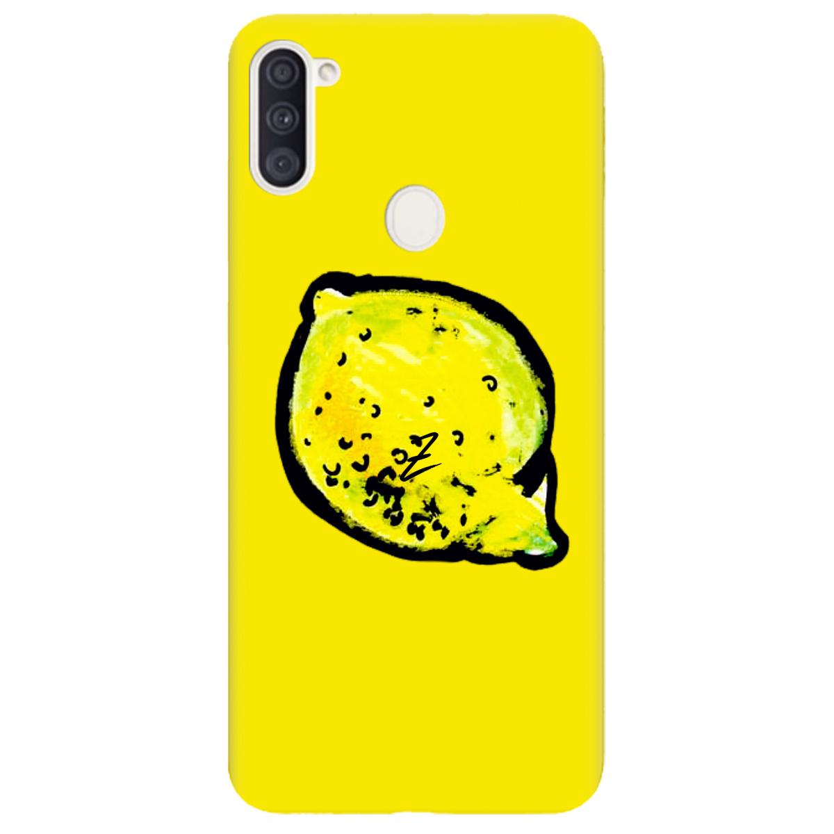 Силіконовий чохол Zorrov для Samsung Galaxy A11 - lemon (14140040187100021) - фото 1