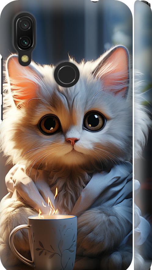 Чехол на Xiaomi Redmi 7 White cat (5646m-1669-42517)