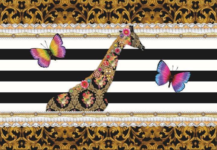 Обои Панно Komar Melli Mello Giraffe бумажные моющие 368х254 см (8-952) Обои Панно Komar Melli Mello Giraffe бумажные моющие 368х254 см (8-952)