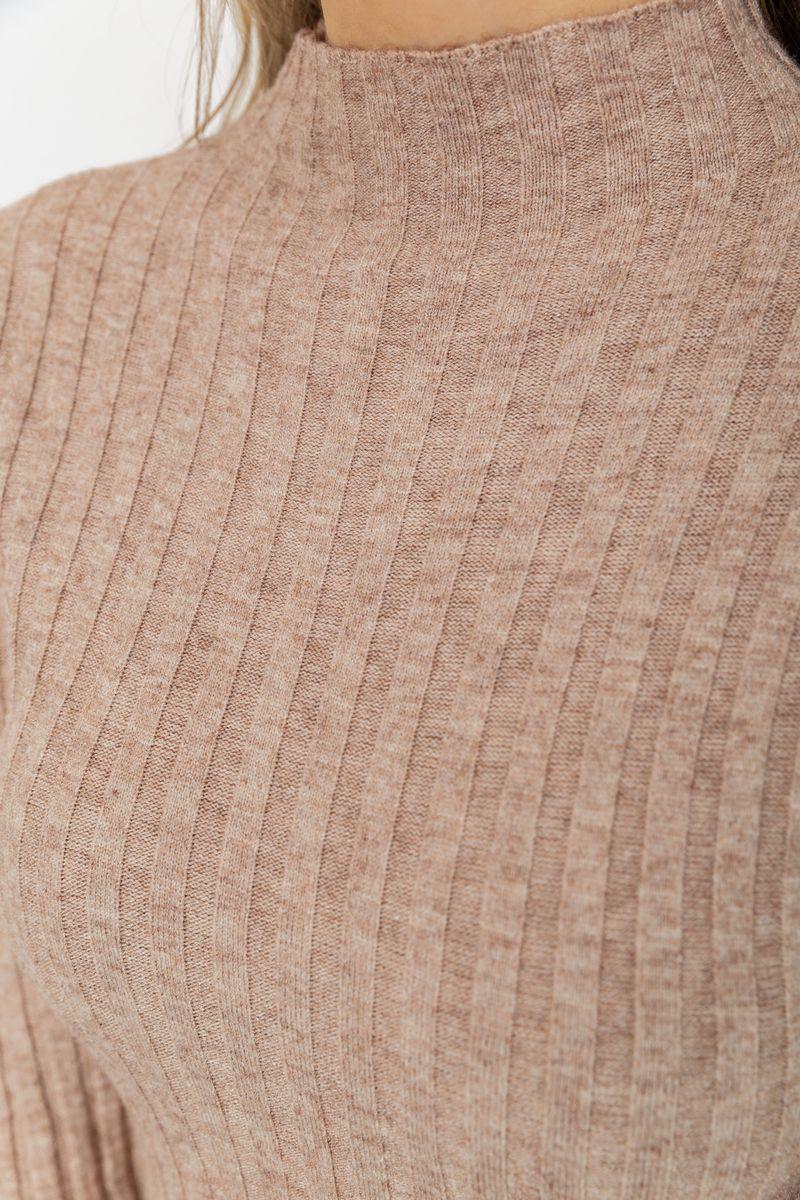 Гольф жіночий у рубчик Ager 221R8868-1 S/M Бежевий (9624317) - фото 7