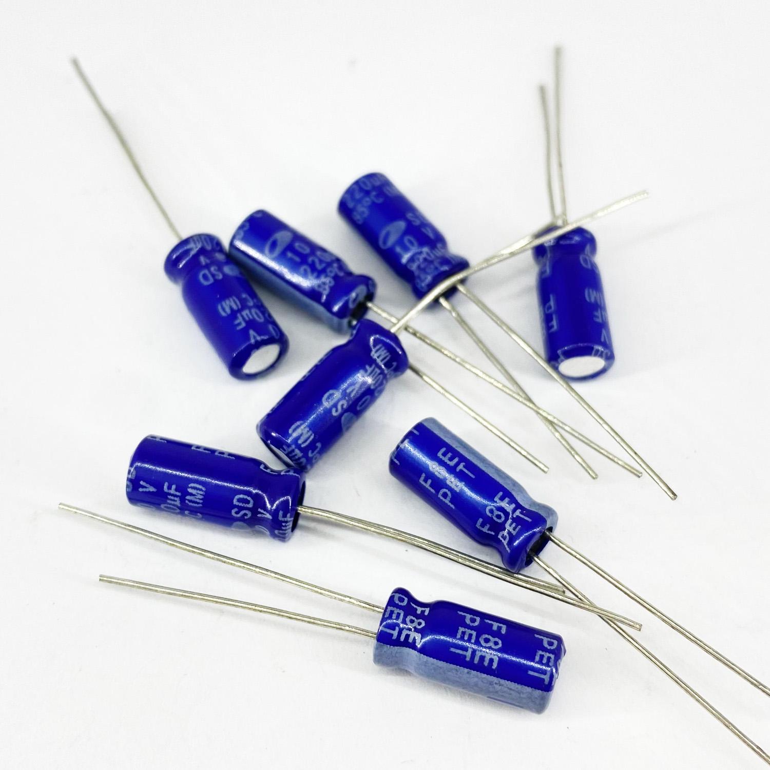 Электролитические конденсаторы Samwha 220 мкф 10V 5x11 мм 85 °C (5431)