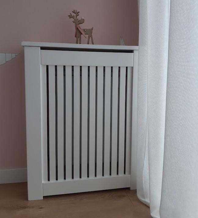 Экран декоративный короб на батарею отопления R145-K70 Белый - фото 2