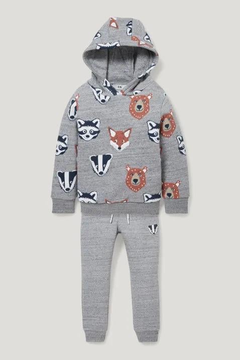 Спортивний дитячий костюм для хлопчика C&A 116 см Grey (2176191)